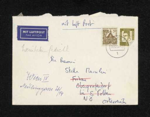 Autograph Letter Signed W. H. Auden to Stella Musulin 1964-12-23
