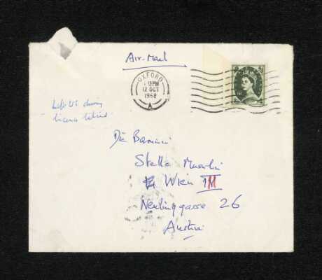 Autograph Letter Signed W. H. Auden to Stella Musulin 1968-10-12