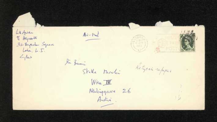 Autograph Letter Signed W. H. Auden to Stella Musulin 1968-10-15