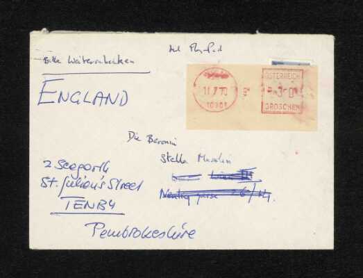 Autograph Letter Signed W. H. Auden to Stella Musulin 1970-07-06