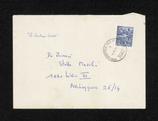 Autograph Letter Signed W. H. Auden to Stella Musulin 1971-06-04