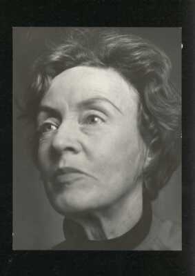 Portrait Photograph Rudolf Blaha of Stella Musulin 1968-01-01--1996-01-21
