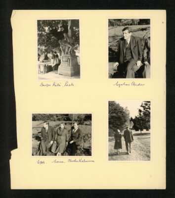 Photographs [Stella Musulin] of W. H. Auden, Chester Kallman, and Elsa Musulin 1960-07-21--1960-11-02